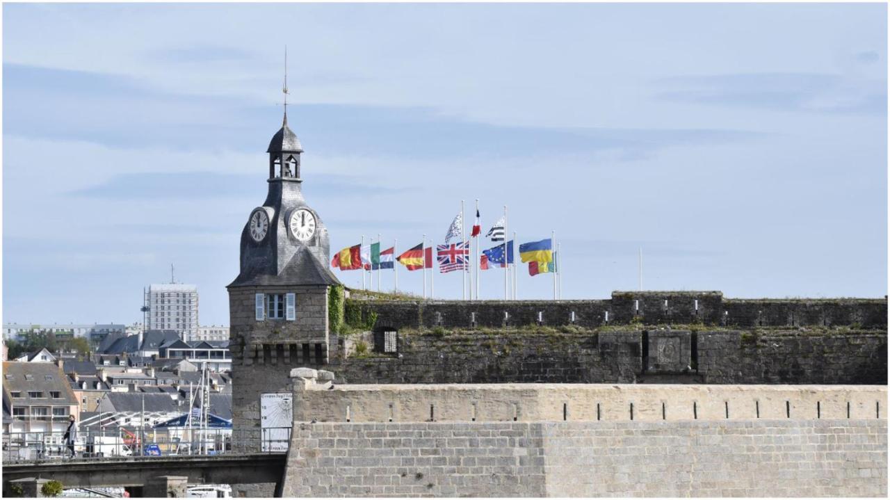 Appartement T3 De 74M2 Tres Lumineux Vue Panoramique Mer Et Plages Concarneau Eksteriør billede